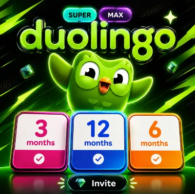 Duolingo Super & Max 3/6/12 месяцев инвайт