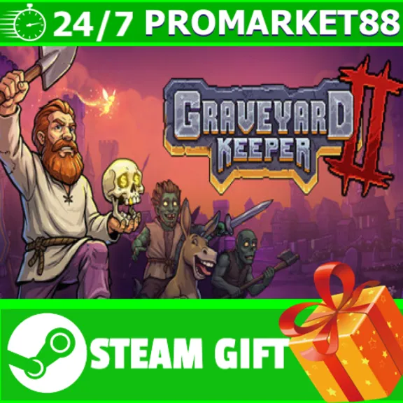 ️ВСЕ СТРАНЫ+РОССИЯ Graveyard Keeper 2 STEAM GIFT