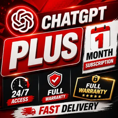 [24/7] ChatGPT PLUS 5.6 | 1 Month | Account with Subscription | Instant Delivery | Fu