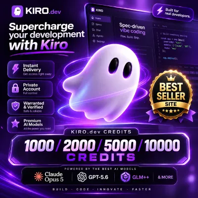 PROMO - KIRO — 1000/2000/5000/10000 CREDITS — CLAUDE SONNET 5.5, OPUS 5.5, GPT-5.6
