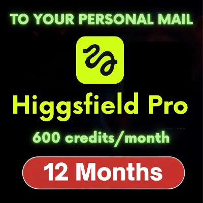 Higgsfield Pro (1 год) [НА ВАШУ ПОЧТУ] [Личное]