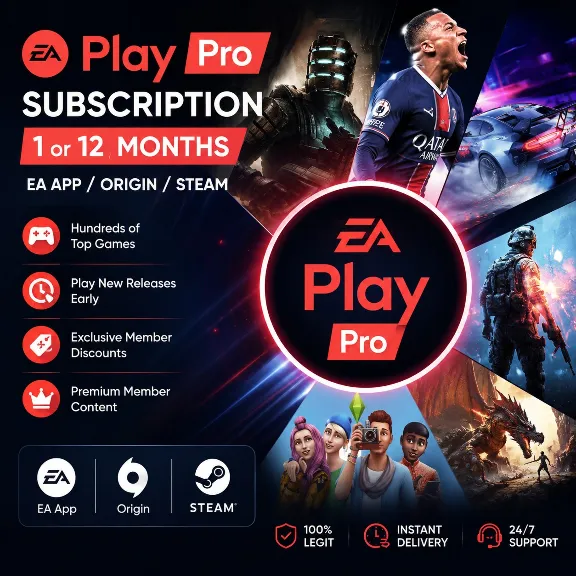 EA PLAY PRO ПОДПИСКА НА 1-12 МЕСЯЦ EA APP/ORIGIN/STEAM