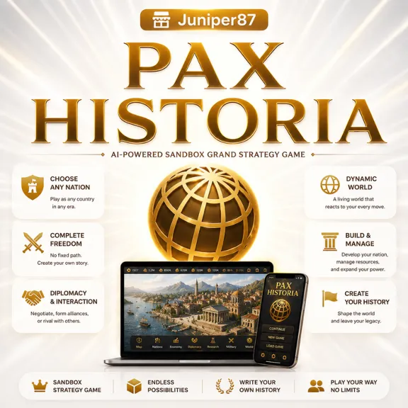 PAX HISTORIA SUBSCRIPTION+TOP UP TOKENS ,NO LOGIN