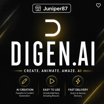 digen.ai Ultra/ Pro /Max Subscription 1 Month丨Digen ai