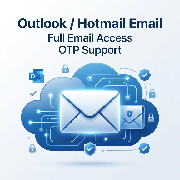 Outlook / Hotmail Email Account | Full Access with OTP Support