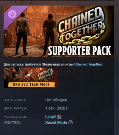 Chained Together Supporter Pack DLC AUTODELIVERY RUSSIA STEAM INSTANTLY