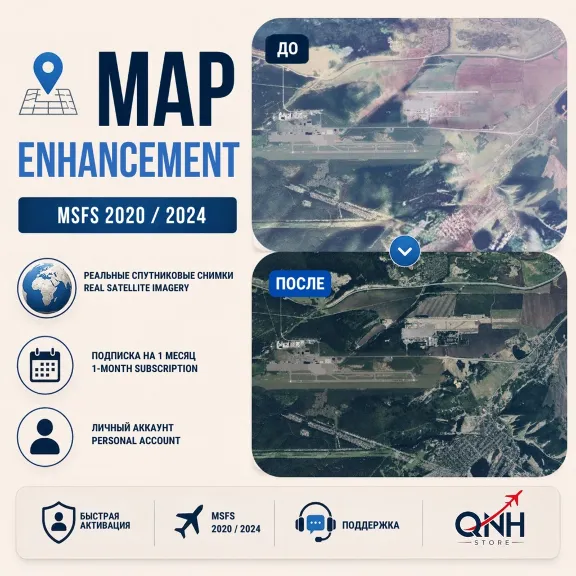 Map Enhancement for MSFS 2020 / 2024