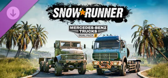 🎁SnowRunner - Mercedes-Benz Trucks Dual Pack 2 steam DLC Россия\МИР дополнение