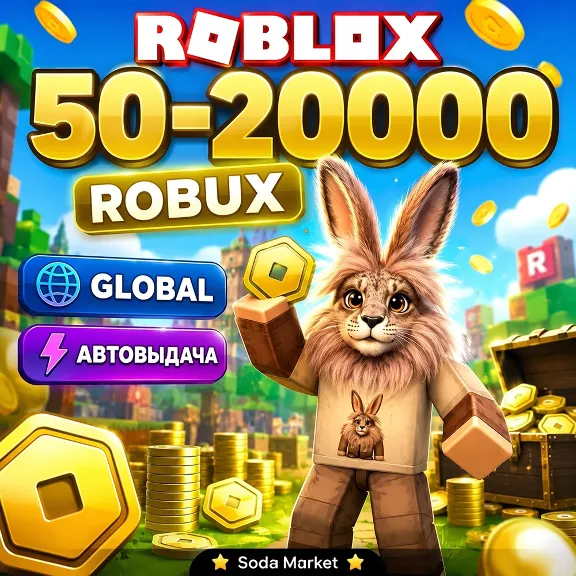 Roblox 50-10000 Робуксы Подарочные карты | Все регионы