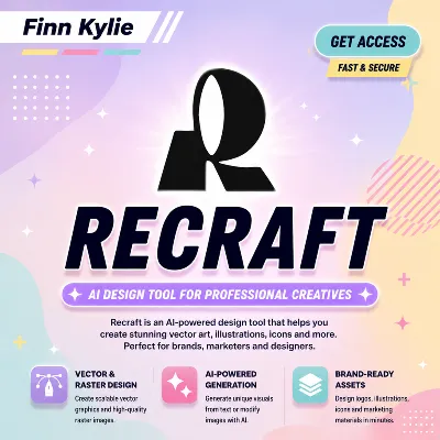 Подписка Recraft Ai Basic/Pro на 1 месяц на вашем аккаунте