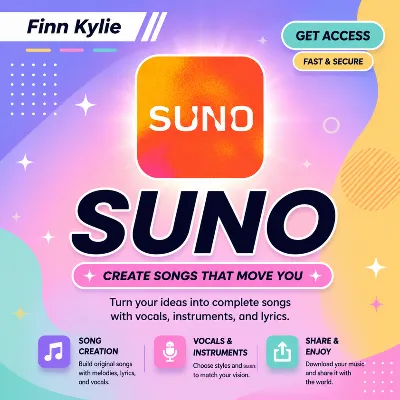 Suno Ai Pro | Премьер -подписка  1 month