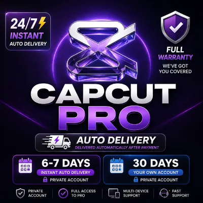 Мгновенная доставка ⚡ Личный аккаунт CapCut Pro | Для любых устройств 7/30/180 Дни