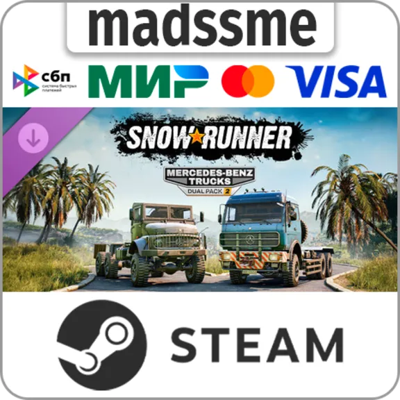 SnowRunner - Mercedes-Benz Trucks Dual Pack 2 * RU/KZ/СНГ/TR/CN/AR/IN/BR * DLC