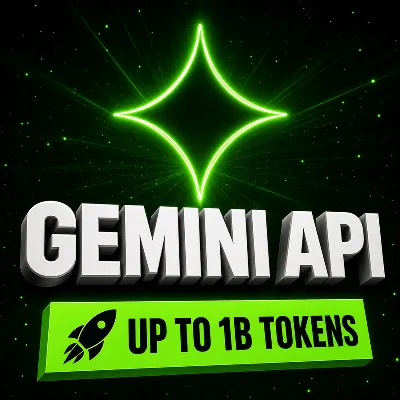 GEMINI API • Gemini 3.8/3.7 Flash • 3.5 Flash • 3.6 Flash • 3.1 Pro | UP TO 1B TOKENS