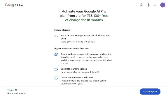 24/7 | Мгновенный | Google AI Pro (6 месяцев) На вашей почте | Gemini 3.1 Pro ,5ТБ