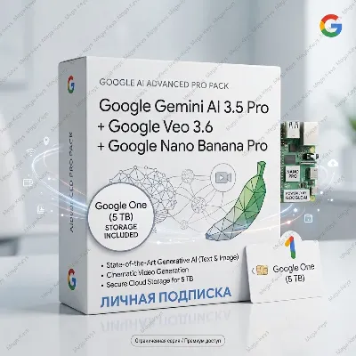 Google Gemini Pro | 6 Месяцев | 5 ТБ в Google Drive | Активация по ссылке |