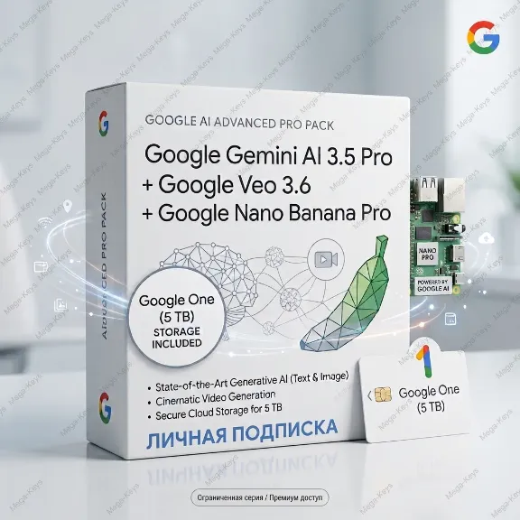 Google Gemini Pro | 6 Месяцев | 5 ТБ в Google Drive | Активация по ссылке |