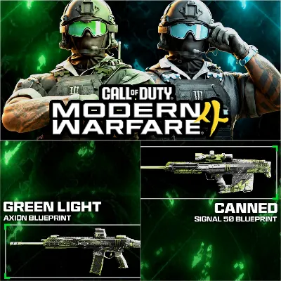 НАБОР (x5 КОДОВ + x5 15 MIN 2XP) MODERN WARFARE 4 | CoD MW4 MONSTER ENERGY BUNDLE