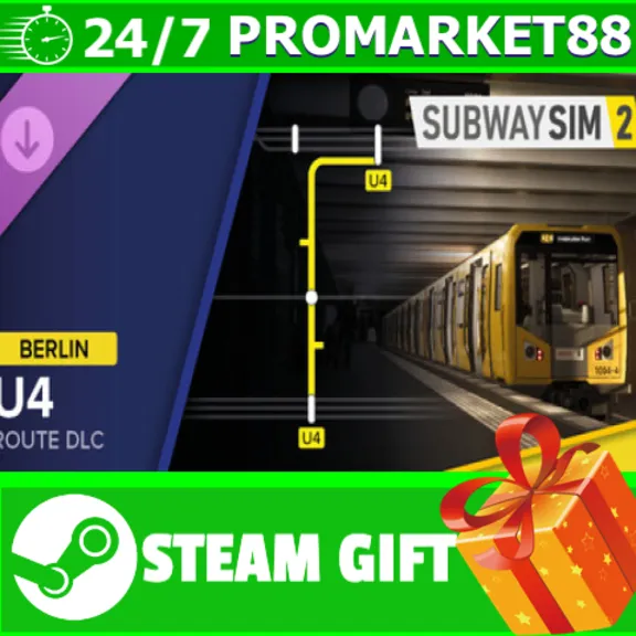 ️ALL COUNTRIES️ SubwaySim 2 Berlin Route DLC U4 STEAM