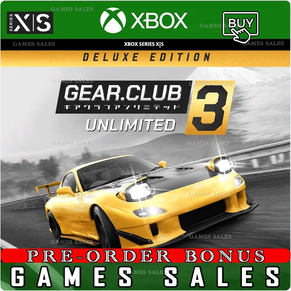 ✅❤️GEAR.CLUB UNLIMITED 3 - DELUXE EDITION❤️XBOX|XS+PC WIN❤️PREORDER WITH BONUSES✅