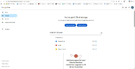 Google One Storage 5TB | Gemini AI Pro + 5000GB | 6 Months + Gift | Activation Link