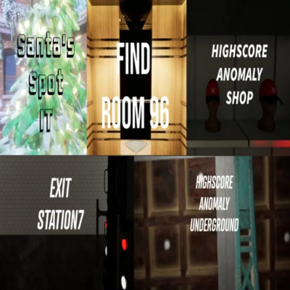 (Nintendo Switch 1) Santa&acute;s Spot It + Exit Station 7 + Find Room 96 +HighScore Anoma…