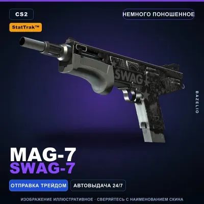 StatTrak™ MAG-7 | SWAG-7 | Minimal Wear · Counter-Strike 2 skin