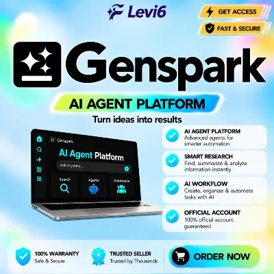 Genspark ai Plus subscription to your account 1 month