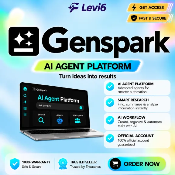 Genspark ai Plus subscription to your account 1 month