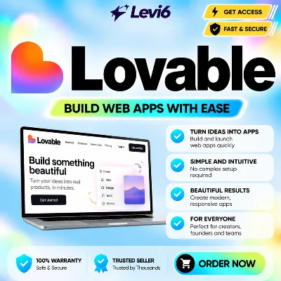 lovable ai PRO/Бизнес Подписка на 1 месяц на вашем аккаунте