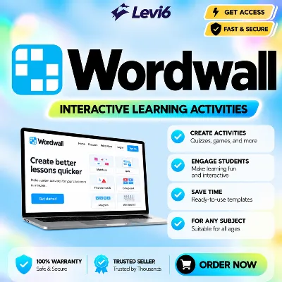 Wordwall Pro Plan 1 Месяц, совместная учетная запись