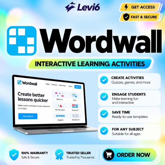 Wordwall Pro Plan 1 Месяц, совместная учетная запись