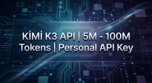 KIMI K3 API | 5M - 100M Токенов | Персональный API Ключ
