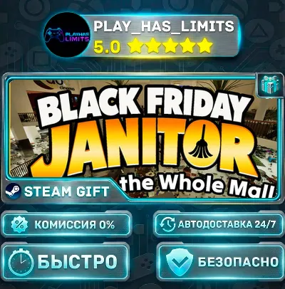 🎁Black Friday Janitor: Clean the Whole Mall *RU/BY/UA/СНГ Steam Auto