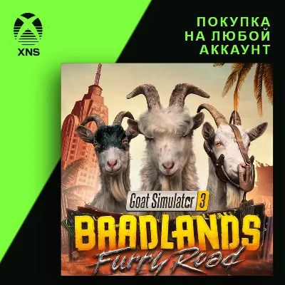 Goat Simulator 3 – Baadlands: Furry Road XBOX + PC | Any account | Choose edition