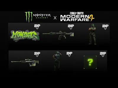 CALL OF DUTY: MODERN WARFARE 4  Скины / Double XP Monster Energy (2026)
