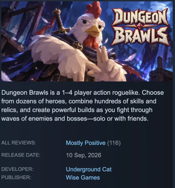 GLOBAL | Dungeon Brawls | STEAM KEY