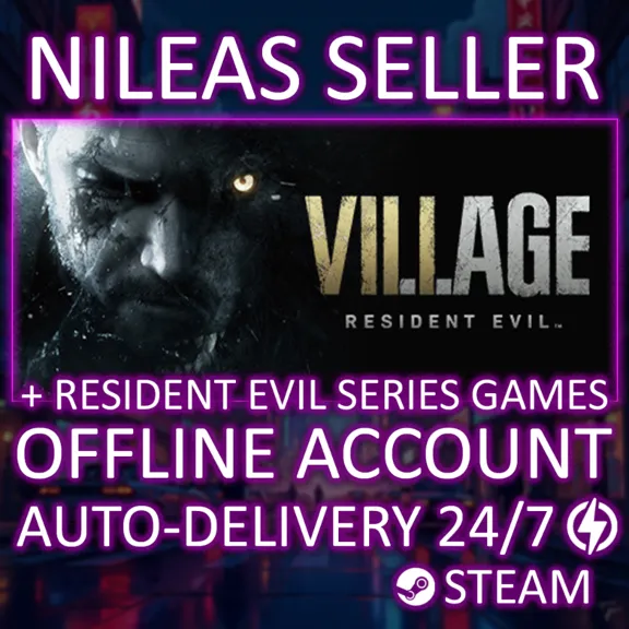 Resident Evil Village Gold, 0, 1, 2, 3, 4, 5, 6, 7, Requiem + 7 Game | Steam | Remake