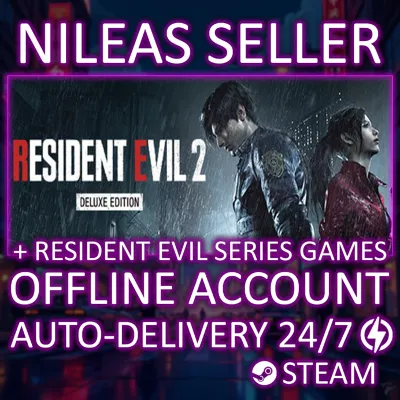 Resident Evil 2 Deluxe , 0, 1, 3, 4, 5, 6, 7, Village, Requiem + 7 Games | Steam