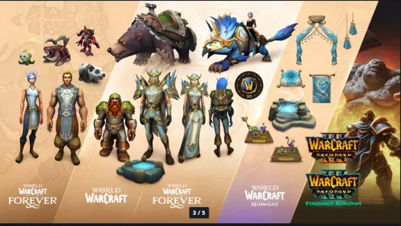 Коллекция World of Warcraft: Forever Battle.net✅Подарком