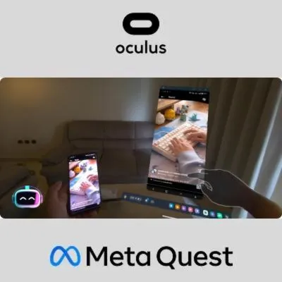 Spatial Phone : Mirror & Control Oculus Quest