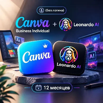 (No Login) Canva Business Individual + Leonardo AI  12 Months | Warranty Included