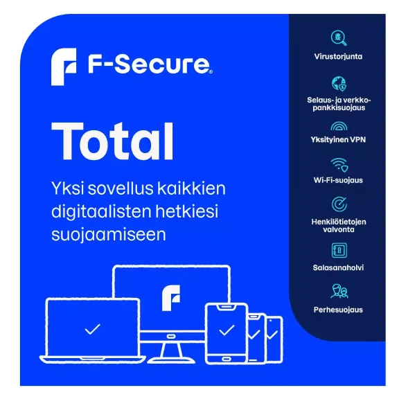 F Secure TOTAL 1 year / 5 devices (subscription) Global