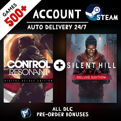 CONTROL Resonant Digital Deluxe Edition + SILENT HILL: Townfall + 500 GAMES ACCOUNT