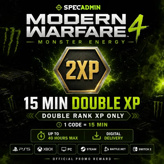 15 MIN 2XP BOOST| CALL OF DUTY: MODERN WARFARE 4 | COD MW4 | GLOBAL