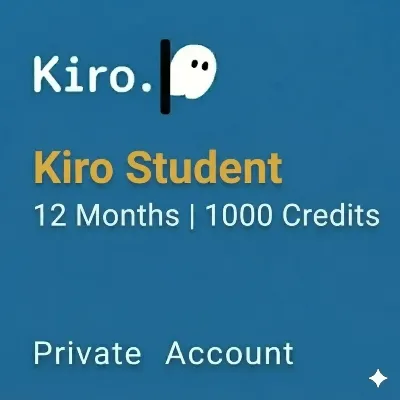 Kiro Pro Student 12 Месяцев | 1000 Кредитов/мес | Закрытый аккаунт