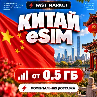 eSIM CHINA | 24/7 AUTO | Mobile Internet | from 0.5 GB to 50 GB | eSIM