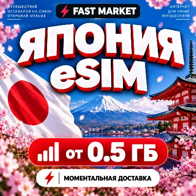eSIM JAPAN | 24/7 AUTO | Mobile Internet | from 0.5 GB to 50 GB | eSIM