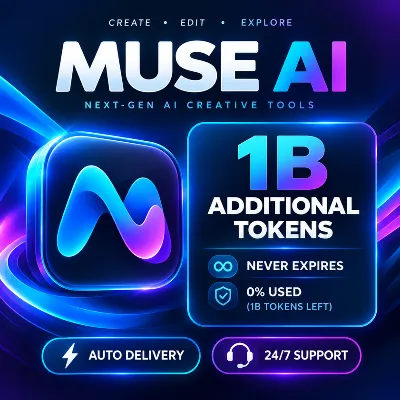 Muse AI 1 Billion Tokens | Ready-Made Account | Instant Delivery 24/7