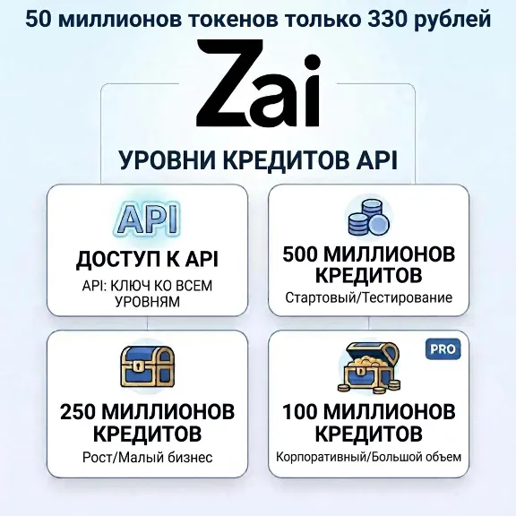 Z.ai | Glm 5.3 | 5.3 Flash | API Ключ